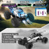 Sjpzwcrl Rechargeable Remote Control Car Toys: - Hand Controlled Monster Truck for Boy Electric Rock Crawler Toys