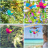 6 Pack 3D Fennoral Bird Wind Chime Craft Kit for Kids Make You Own Birds Wind Chimes Ornament Wooden Arts and Crafts