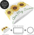 Sweet Jojo Designs Sunflower Girl Milestone Blanket Monthly Newborn First Year Growth Mat Baby Shower Memory Keepsake
