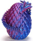 HEZUJ 3D Printed Dragon Dinosaur Egg,Articulated Crystal Dragon Fidget Toys,Prefilled Easter Basket Stuffers