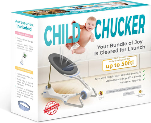Witty Yeti Hilarious Child Chucker Gag Gift, Empty Box to Wrap Your Real Present Inside, Prank Friends or Family, Funny
