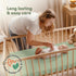 2 Pack Cotton Crib Sheets Sweety Fox Mini Fitted Sheets for Baby Boys and Girls, Soft Jersey Knit for Crib or Toddler