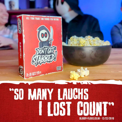 Don't Get Stabbed!: The Party Game for Adults, Exciting Card Game to Kill Family and Friends, Great for Halloween