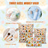Ksheria 3pcs Cloth Diaper Wet Dry Bags Waterproof Reusable with Two Zippered Pockets Travel Beach Pool Daycare Soiled