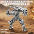 Set, 4 (1463 Transforming Mech Robot Building Blocks Types of Destroy Warrior City Mecha Action Figure with Weapons