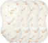 Set 1, White Geese Muslin Baby Burp Cloths of Super Soft & Absorbent Burping Rags, Cotton Burp Clothes Shower Gift