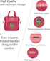 HappyVk Baby Doll Diaper Bag with Doll Changing Pad - Handbag for Girls, Owl Embroidery