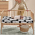 Winpema 28"x52" Cute Penguins Fitted Crib Sheet Penguin Cartoon Baby Crib Sheet Fit Standard Crib and Toddler