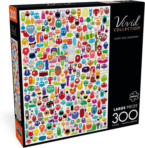 Buffalo Games Nicolas Gouny Many Mini Monsters 300 Piece Jigsaw Puzzle for Adults