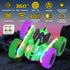 2.4Ghz, 600mAh, 4WD, 90 360 Remote Control Car, RC Cars, RC Stunt Car Toys with New Upgraded Strip Light & Headlight