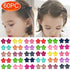 Elesa Miracle 60pcs Baby Girl Mini Hair Claw Clips, Flower Hair Bangs Pin, Baby Girl Hair Accessories