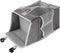 Toyvian Large Capacity Nursery Hanging Organizer Bag for Supplies and Diapers, Gray