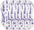 YEGAME Set 1 11 22 Inch Muslin Baby Burp Cloths of - Lavender Super Absorbent Cotton Burping Rags Soft Baby Washcloths