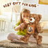 Leyndo Angel Remembrance Bear Plush Stuffed Animal with Recorder, 12 Inch Voice Recording Doll and Picture Frame