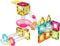 PicassoTiles Magnet Tiles Building Block Travel Size Magnetic Marble Run Construction Toy Set, 45 pc Education Kit