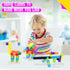 SpriteGru 200PCS Math Linking Cubes, Math Cubes Manipulative Connecting and Counting Snap Blocks for Preschool