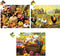 48 Large Piece Puzzles for Seniors, 3 Pack Dementia Jigsaw Puzzles for Elderly, Easy Activities for People with Dementia
