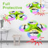 Dwi Dowellin Mini Drone for Kids - Crash Proof with LED Night Lights, One Key Take Off, Remote Control, Green