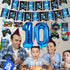 Video Game 10th Birthday Party Decorations, Blue and Black Level Up 10 Balloons Kit for Boys Girls 10 Years Old
