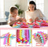 50 Pack Chivao Bulk Stretchy String Fidget Toys Animal Sensory Toys for Kids Adults Colorful Fidget Worm Stress Anxiety
