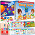 Curious 2 Learn Montessori Busy Book for Toddlers Ages 3-5 Preassembled Preschool