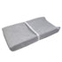 Grey Plush Cover Contoured Changing Pad by Serta Perfect Sleeper