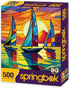 Springbok's Sunset Sailing 500 Piece Jigsaw Puzzle for Adults, Unique Cut Pieces, Made in USA