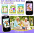 PTHTECHUS Kids Phone Toys for Girls Boys - Toddler Touchscreen MP3 Music Player with Dual Camera