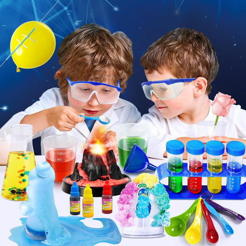 JOPSHEEN 110+ Science Experiments Kits for Kids, Volcano Eruption, Chemistry Set, STEM Activities Toys Gifts