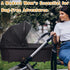(2 Pack) Pack Baby Stroller Mosquito Net - Durable Mesh Protection for Bassinets, Cradles, Playards, N Plays & Portable