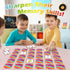 Game,52 Aizweb First Words Match Game,Memory Pcs Toddler Baby Flash Cards,Educational Toys for Pre K Preschool