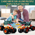 Dinosaur Monster Truck Toys - Remote Control Dinosaur Car, 2.4Ghz RC Truck for Toddlers, Light & Music, Green