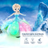 Dancing Princess Interactive Spin Robot Toys for Girls 4-6, Colorful Flashing Lights & Music, Birthday Gift