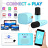 YLL Mini Karaoke Machine for Kids, Portable Bluetooth Speaker with 2 Wireless Microphones, Christmas Birthday Gift