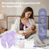 60-Piece Set 50 Packs Breastfeeding Care Kit for Nursing Moms, Complete Gift with Milk Collector, Storage Bags