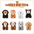 Sumind 8 Pcs Mini Plush Dogs Stuffed Animals Bulk, Assorted Cute 5 Inch Small Animal Plush Toys for Party Supplies