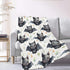 Halloween Bats Baby Blanket, Super Soft Swaddle, Cozy Receiving Blanket, Stroller Throw Blanket for Crib, 40x30 in for