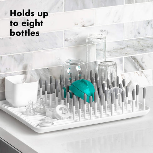 Gray OXO Tot Bottle Drying Rack for Easy Drying