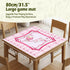 VIIJJUE 31.5 31.5 Coquette Pink Bow Mahjong Mat x in, Cute Girly Pink Drink Mahjong Mat for Table, Non-Slip Noise