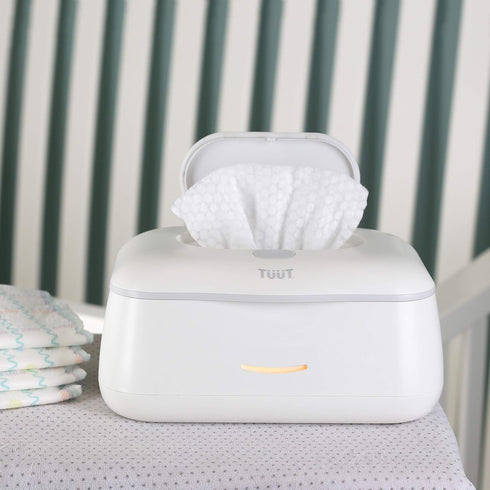 Tuut Baby Wipe Warmer & Wipes Dispenser - Sleek Diaper Wipes Holder for Boys and Girls