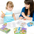 24Pcs Zainpe Christian Bible Stories Coloring Books for Kids Bible Study Easter Theme DIY Art Drawing Book Jesus Noah's