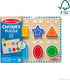 Melissa & Doug Wooden Chunky Shapes Puzzle (8 pcs) - FSC Certified