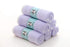 HIPHOP PANDA Baby Washcloths, Rayon Made from Bamboo - 2 Layer Ultra Soft Absorbent Newborn Bath Towel, Purple, 6 Pack