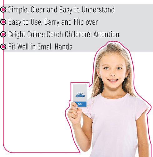 58 Mr. Pen Alphabet Flash Cards for Toddlers - Double-Sided, Picture Cards, ABC & Number Flash Cards