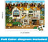 500 21.25 15.00 Buffalo Games Charles Wysocki The Farm Piece Jigsaw Puzzle for Adults -Challenging Puzzle Perfect