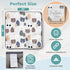 DayTroche 50 50 Inches Tummy Baby Play Mat x for Playpen Padded Play Mat for Babies, Shock-Absorbing EVA Foam