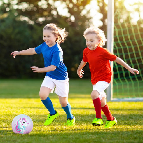 Soccer Ball Size 3 - Kids Soccer Ball for Girls & Boys with Pump, Indoor Outdoor Sport Gift for Toddlers