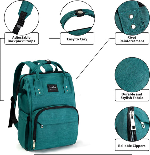 Backpack Backpack KiddyCare Diaper | Travel for Mom with Baby Diaper Bags and Changing Station Multipurpose Waterproof