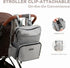 Backpack 33L Backpack Backpack 12 VONAL Neoprene Diaper Bag with Changing Pad, Large Capacity Neoprene Baby Diaper Bag