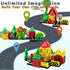 Tiles,42PCS 3+,Magnet Magnetic Magnetic Building Blocks with Metal Storage Box,Magnetic Tiles for Kids Ages Tiles